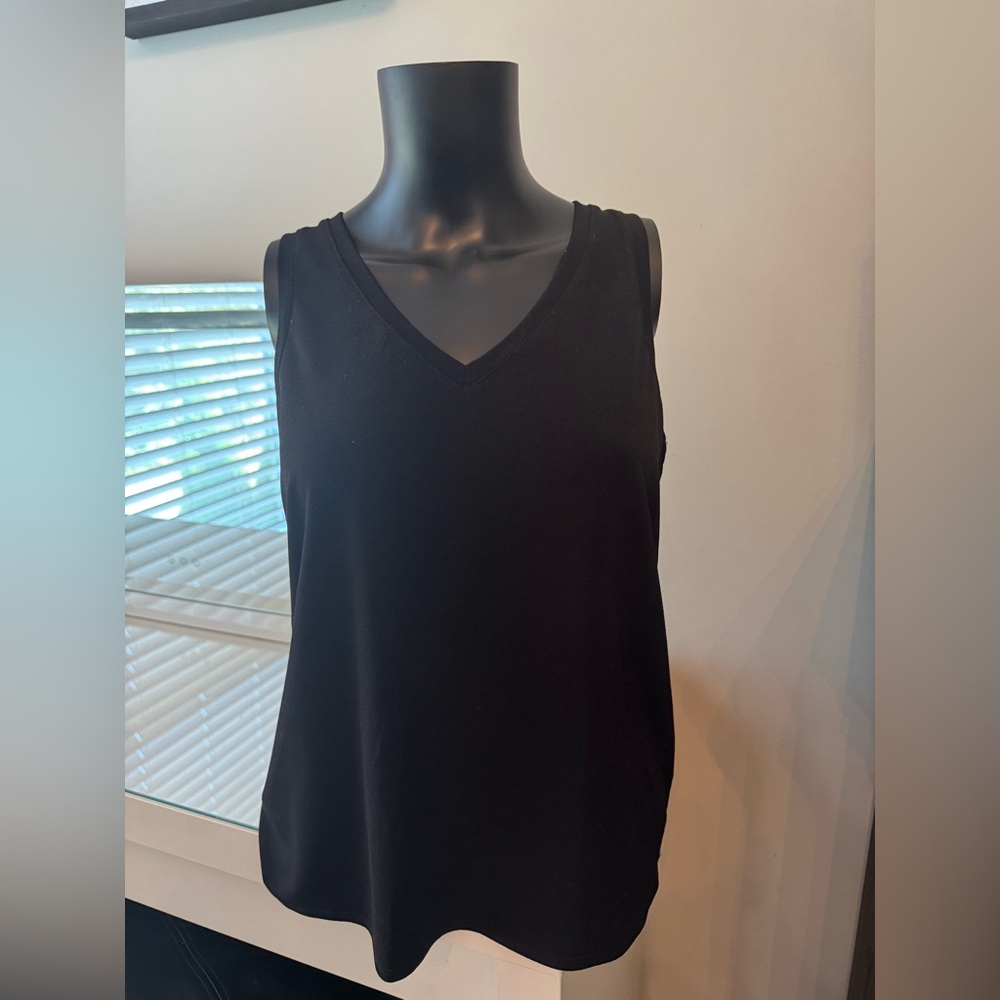 Express Black V-Neck Tank Top